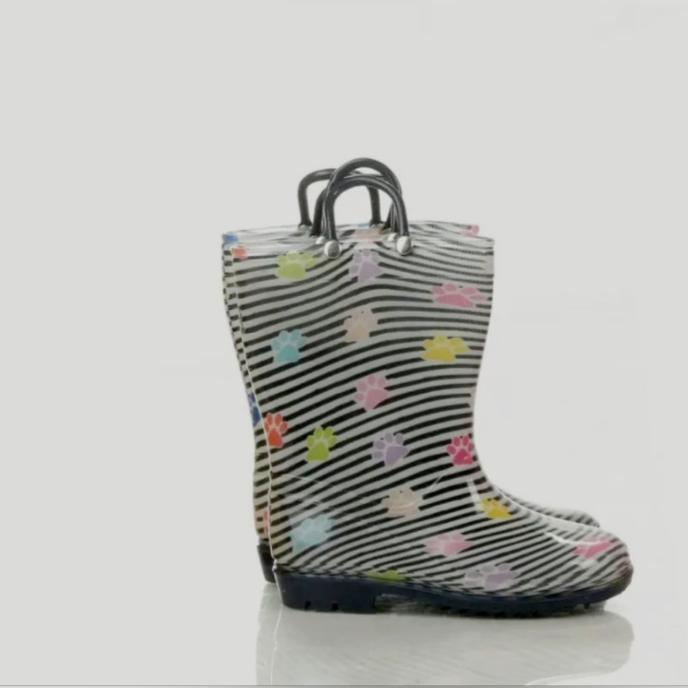 Waterproof Kids Printed Rain Boots